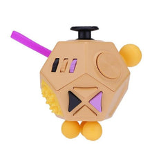 Lade das Bild in den Galerie-Viewer, 12 Sided Anti-Stress Fidget Cube x