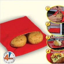 Lade das Bild in den Galerie-Viewer, Reusable and Washable Microwave Baked Potato Bag Potato Express