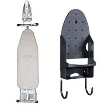 Lade das Bild in den Galerie-Viewer, Home Dryer Stand Flat Iron Wall Plate Holder