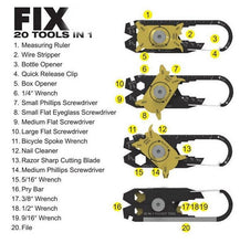 Lade das Bild in den Galerie-Viewer, 20 in 1 Pocket Multi Tool Keychain x