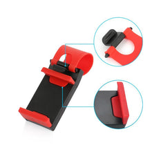 Load image into Gallery viewer, Car Steering wheel phone Universal Mount Holder Stand