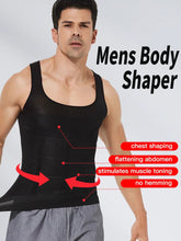 Lade das Bild in den Galerie-Viewer, Men's Slimming Body Shaper Vest Shirt Abs Abdomen Slim【White Color】 Blossom Online UG