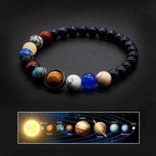 Lade das Bild in den Galerie-Viewer, Universe Solar System Bracelet Women Natural Stone Eight Planets Bracelet
