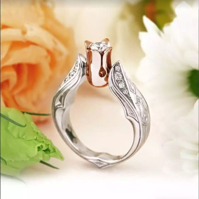Flower Separation Simulation Diamond Ring cjdropshipping