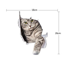 Load image into Gallery viewer, Autocollant de Voiture de Mignon Animal créatif en simulation 3D ciaovie
