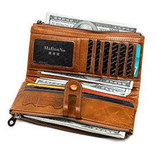 Lade das Bild in den Galerie-Viewer, Portefeuille Longue en Cuir Véritable ciaovie
