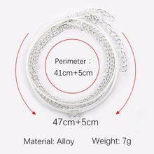 Lade das Bild in den Galerie-Viewer, Heart double chain footwork cjdropshipping
