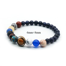 Lade das Bild in den Galerie-Viewer, Universe Solar System Bracelet Women Natural Stone Eight Planets Bracelet
