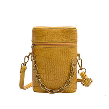 Lade das Bild in den Galerie-Viewer, Petit Sac à Bandoulière Chaîne en Motif de Crocodile ciaovie

