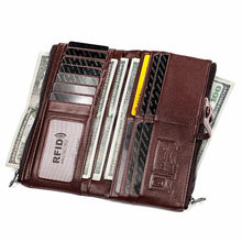 Lade das Bild in den Galerie-Viewer, Portefeuille Longue en Cuir Véritable ciaovie
