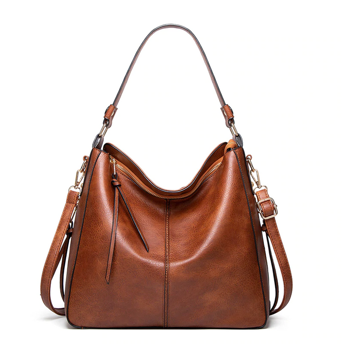 Hobo Vegan Leather Bags for Women【Brown Color】 Blossom Online UG