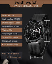Lade das Bild in den Galerie-Viewer, [Mega Sale!] SWISH Luxury Men's Stainless Steel Watch Blossom Online UG
