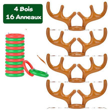 Lade das Bild in den Galerie-Viewer, Jeu de Lancer de Bagues en Bois de Renne de Noël ciaovie
