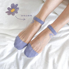 Lade das Bild in den Galerie-Viewer, Chaussettes Marguerites Translucides (5 paires) ciaovie
