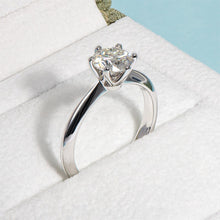 Lade das Bild in den Galerie-Viewer, Six Prongs 1 Carat 925 Sterling Silver Moissanite Ring cjdropshipping
