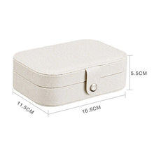 Lade das Bild in den Galerie-Viewer, Jewelry Box Makeup Organizers Jewelry Casket Storage Acessorios Box Travel Small Collection Case Woman Necklace Earrings Rings
