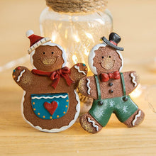 Lade das Bild in den Galerie-Viewer, Pendentif Bonhomme En Pain d&#39;épice ciaovie
