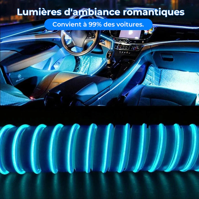 Lumière D'ambiance à DEL Automobile de la ligne 4 en 1 ciaovie