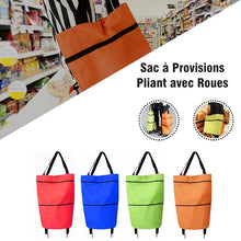 Lade das Bild in den Galerie-Viewer, Ciaovie™ Sac à Provisions Pliant avec Roues ciaovie

