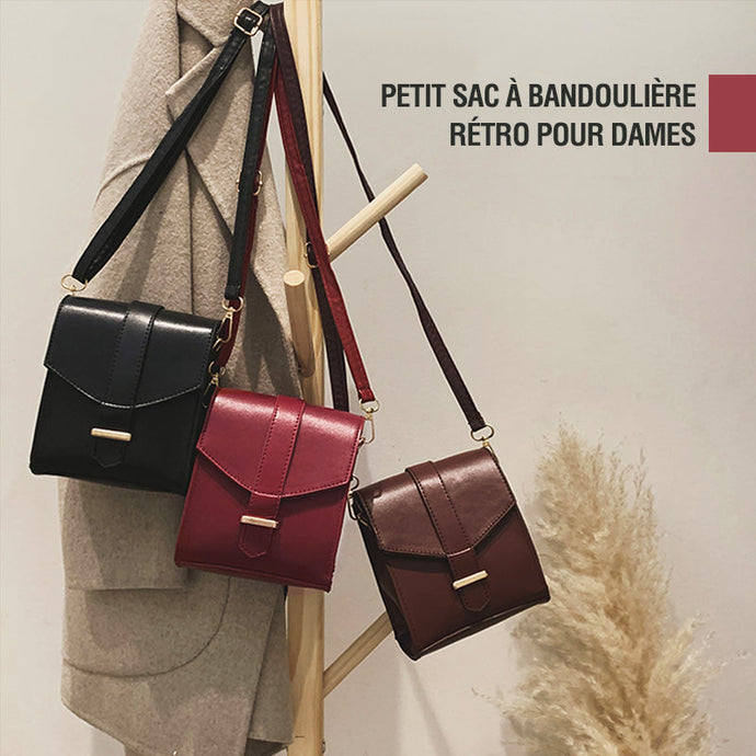 Petit Sac à Bandoulière Rétro pour Dames ciaovie