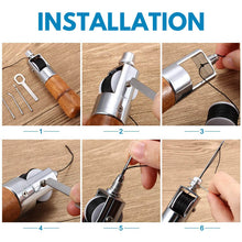 Lade das Bild in den Galerie-Viewer, Pré-vente &gt;&gt; Kit d&#39;Aiguille et d&#39;Alène pour Couture de Cuire ciaovie
