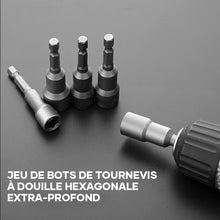Load image into Gallery viewer, Jeu d&#39;Embouts de Tournevis à Douille Hexagonale Extra-profond ciaovie

