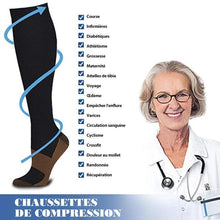 Lade das Bild in den Galerie-Viewer, Chaussettes de Compression Anti-fatigue ciaovie

