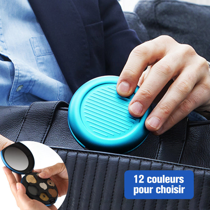 Distributeur de pièces en alliage d'aluminium - 12 couleurs ciaovie