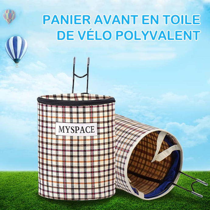 Panier Avant de Vélo en Toile Pliable ciaovie
