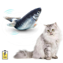 Lade das Bild in den Galerie-Viewer, Jouet de Simulation de Poisson pour Chat Charge USB ciaovie
