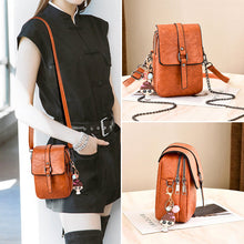 Lade das Bild in den Galerie-Viewer, Sac à Bandoulière Carré en PU pour Téléphone Portable ciaovie
