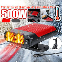 Load image into Gallery viewer, Dégivrage de ventilateur de refroidissement de chauffage de véhicule antibuée 2 EN 1 ciaovie
