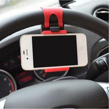 Load image into Gallery viewer, Car Steering wheel phone Universal Mount Holder Stand
