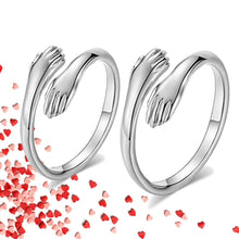 Load image into Gallery viewer, FREE!- New Creative Fashion Love Hug Couple/Best Friend Open Ring - Special Gifts for Lovers
