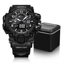 Lade das Bild in den Galerie-Viewer, Men&#39;s TVOVT Waterproof Double Dial Led Sport Watch Blossom Online UG
