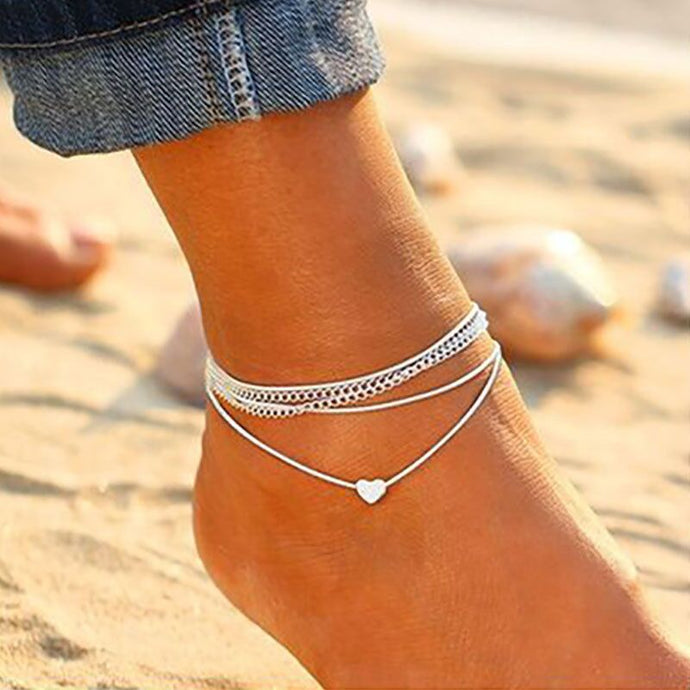 Heart double chain footwork cjdropshipping