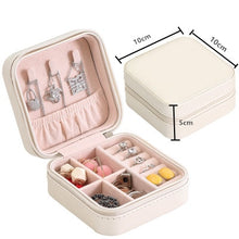 Lade das Bild in den Galerie-Viewer, Jewelry Box Makeup Organizers Jewelry Casket Storage Acessorios Box Travel Small Collection Case Woman Necklace Earrings Rings
