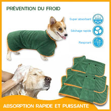 Lade das Bild in den Galerie-Viewer, Peignoir pour animaux de compagnie super absorbant ciaovie
