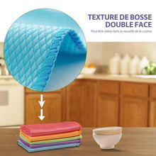 Lade das Bild in den Galerie-Viewer, Chiffon de Nettoyage en Microfibre de Texture en Écailles de Poisson, 5 PCs ciaovie
