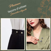 Load image into Gallery viewer, Broche en Perles à la Mode, 3 paires ciaovie
