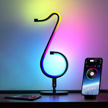 Lade das Bild in den Galerie-Viewer, New RGB Table Lamp Wall Lamp Game Room Decoration Rhythm Led Projector Light With Remote Control cjdropshipping
