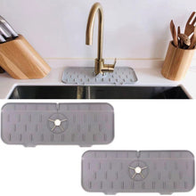 Lade das Bild in den Galerie-Viewer, Silicone  Faucet Absorbent Mat Sink Splash Guard Splash Catcher Countertop Protector For Bathroom or Kitchen cjdropshipping
