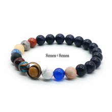 Lade das Bild in den Galerie-Viewer, Universe Solar System Bracelet Women Natural Stone Eight Planets Bracelet
