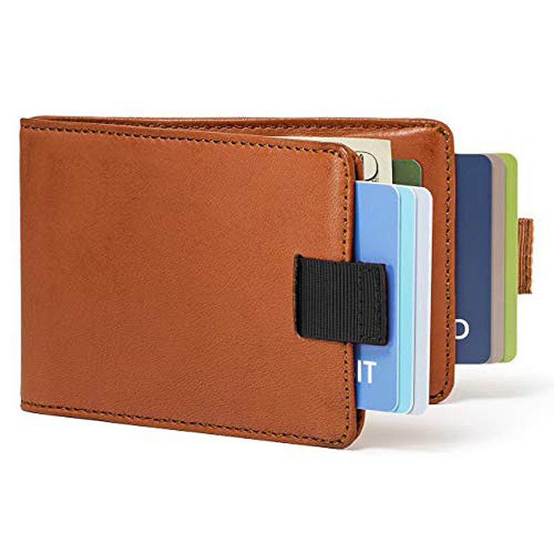 Hommes Portefeuille en cuir Extra-mince ciaovie