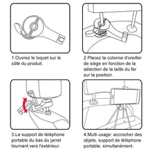 Load image into Gallery viewer, Crochet de Voiture pour Support d&#39;Appui-tête ciaovie
