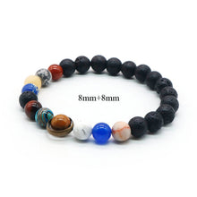 Lade das Bild in den Galerie-Viewer, Universe Solar System Bracelet Women Natural Stone Eight Planets Bracelet
