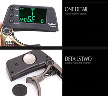 Load image into Gallery viewer, Guitar Capo with Built-in Tuner cjdropshipping
