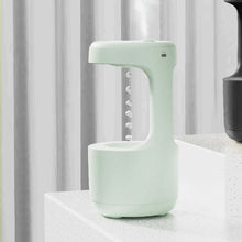 Load image into Gallery viewer, Anti Gravity Water Drop Backflow Aroma Humidifier with Digital Clock cjdropshipping
