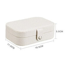 Lade das Bild in den Galerie-Viewer, Jewelry Box Makeup Organizers Jewelry Casket Storage Acessorios Box Travel Small Collection Case Woman Necklace Earrings Rings
