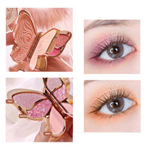 Load image into Gallery viewer, New Fashion 6 Colors Butterfly Eye Shadow Palette Glitter Shimmer Matte Eyes Makeup Waterproof Long-lasting Easy to Color TSLM2
